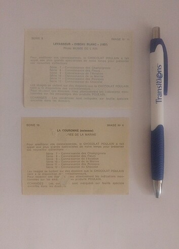  Vintage Fransız Uçak ve Gemi Resmi