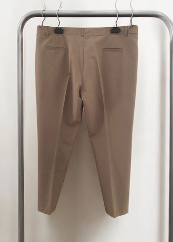 Bej Kadın Kumaş Pantolon Regular Fit - Görsel 2