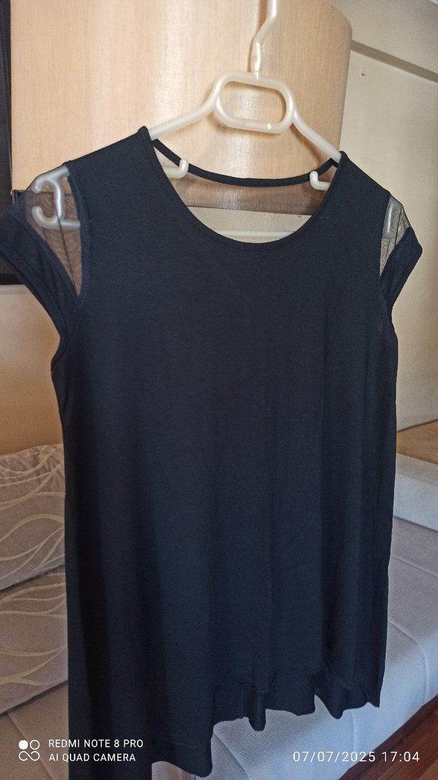 Siyah kadın bluz - Görsel 4