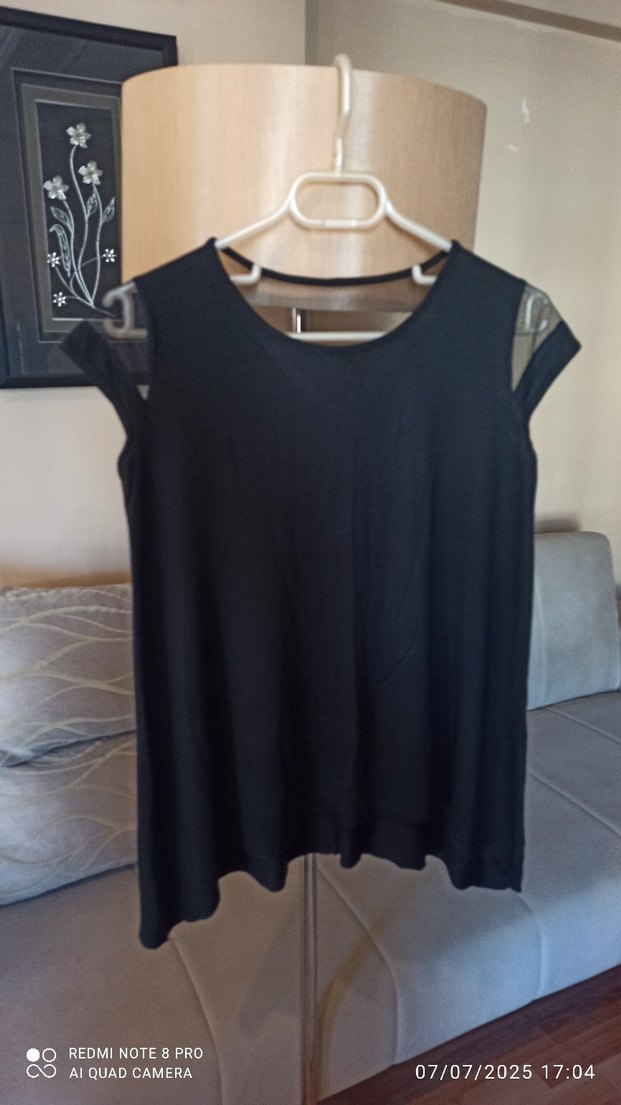 Siyah kadın bluz - Görsel 2