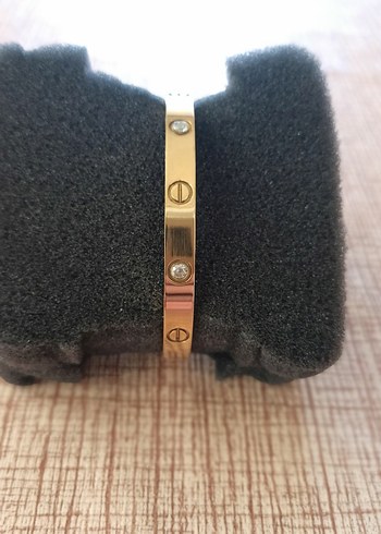 Klasik Zarif Altın Renkli Kemerli Bileklik - Görsel 3