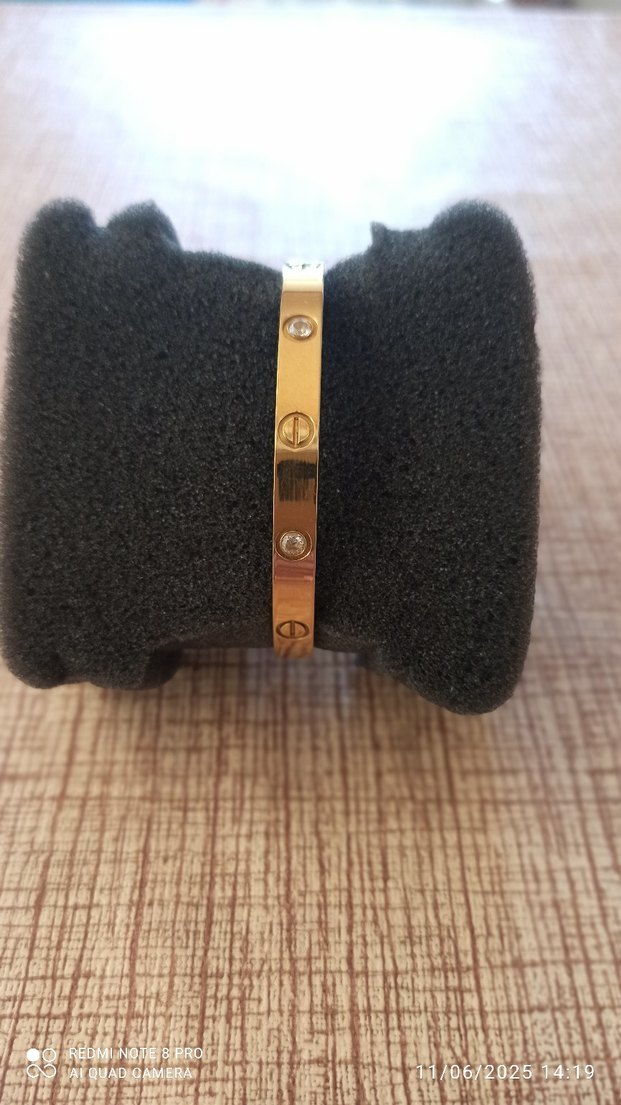 Klasik Zarif Altın Renkli Kemerli Bileklik - Görsel 4