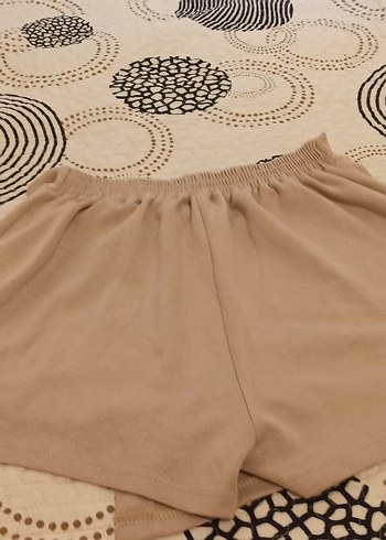 Bej rengi şort etek - Görsel 4