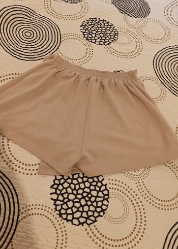 Bej rengi şort etek - Görsel 3