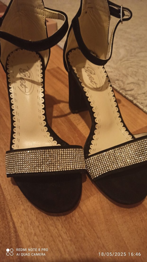 Diger Siyah Parlak Topuklu Kadın Ayakkabı - Görsel 3