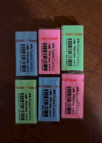 Faber-Castell Pastel Renkli Silgiler Seti