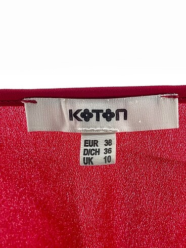38 Beden kırmızı Renk Koton Bluz %70 İndirimli.