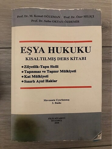 Eşya Hukuku