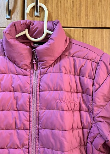 m Beden Skechers Pembe Kadın Mont