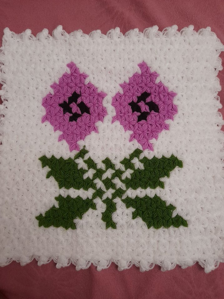 Pembe Beyaz Örgü Banyo Süngeri - Görsel 2