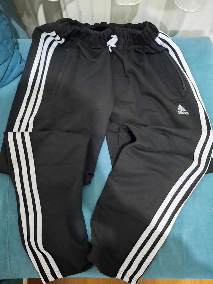 Xl Adidas 3 Çizgi Esofman Orta Paça - Görsel 2