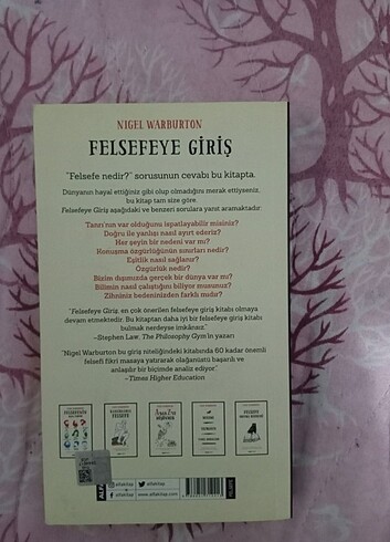 Nigel Warburton -Felsefeye Giriş