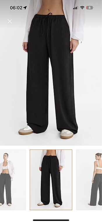 Stradivarius Keten Pantolon