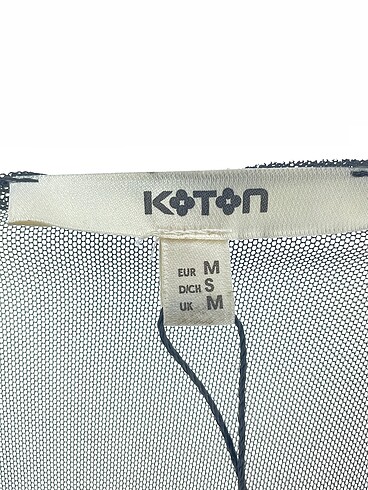 m Beden siyah Renk Koton Bluz %70 İndirimli.