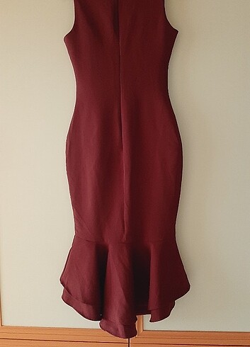 38 Beden Balık model midi boy elbise