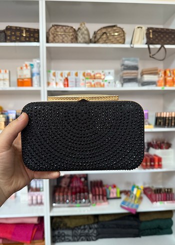 Siyah abiye çantası - Görsel 5