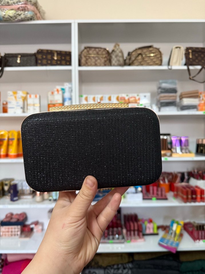 Siyah abiye çantası - Görsel 4