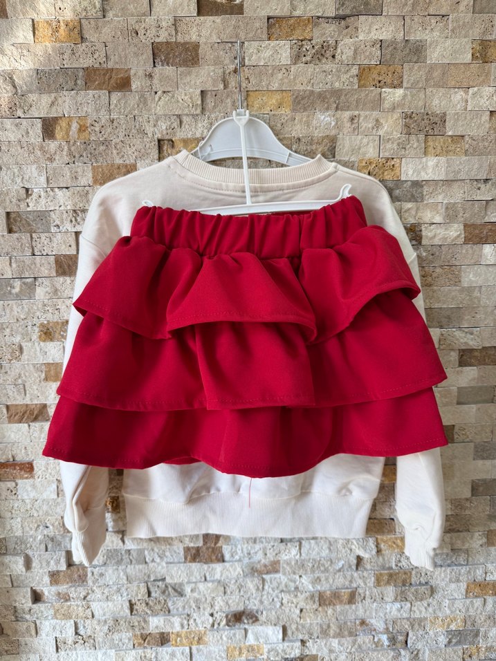 Kız çocuk etekli takım - Görsel 2