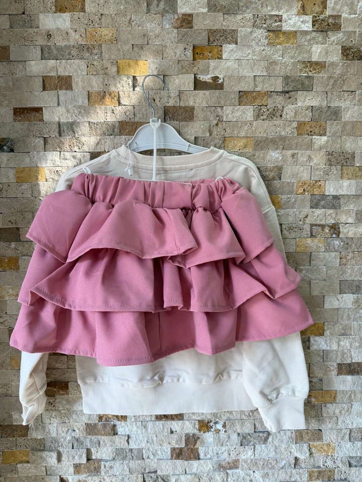 Kız çocuk etekli takım - Görsel 5