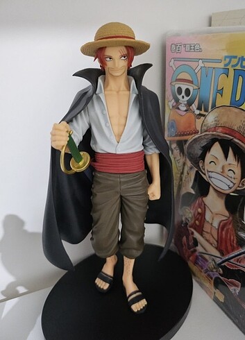 Diğer shanks orijinal bandai marka figür one piece