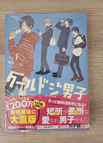 play it cool guys japonca manga 1. cilt jelatinli