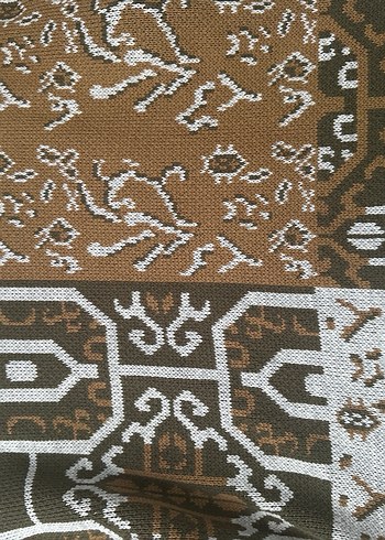 s Beden Bohem Desenli Uzun Kollu Kadın Kazak