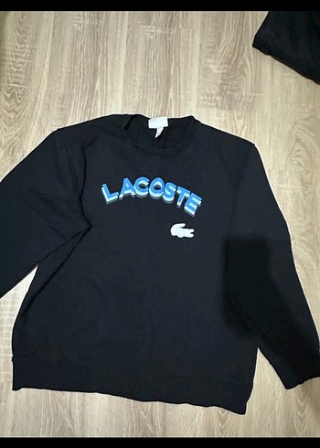 Lacoste Siyah Baskılı Erkek Sweatshirt - Görsel 6