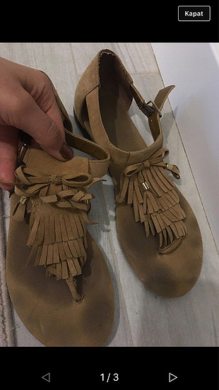 H&M H&M marka süet sandalet