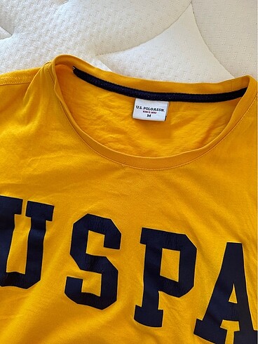 U.S Polo Assn. Uspa polo sarı t shirt