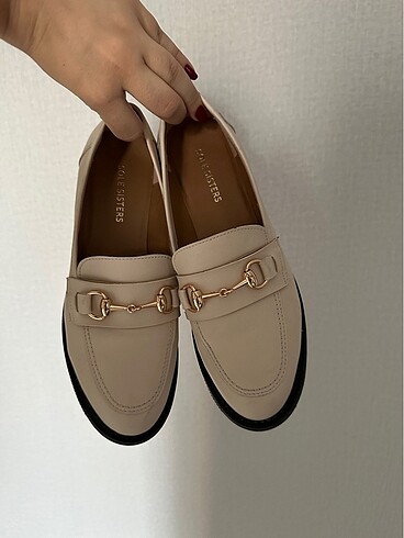 Diğer Ekru babet loafer sole sisters