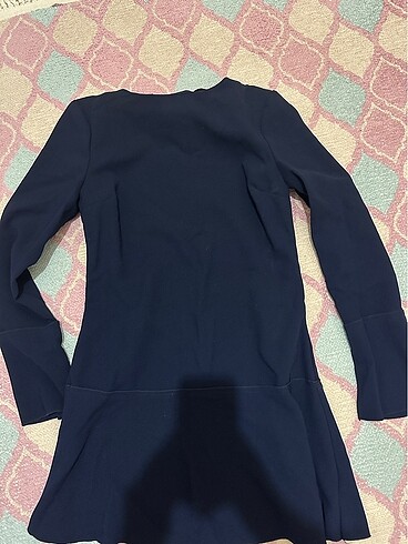 Mango lacivert mini elbise