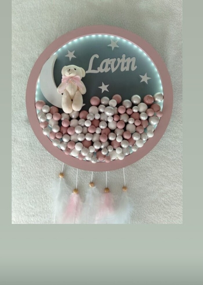 Yenidogan kapisüsü ve taki yastigi seti - Görsel 2