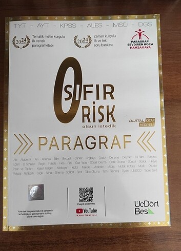 345 SIFIR RİSK 2024 SORU BANKASI