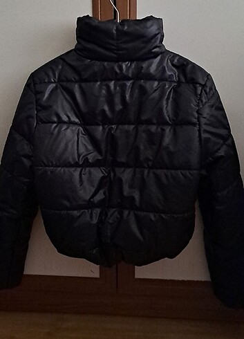 xl Beden siyah Renk Siyah şişme mont
