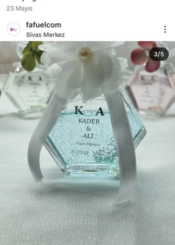 Altıgen Kolonya Şişesi