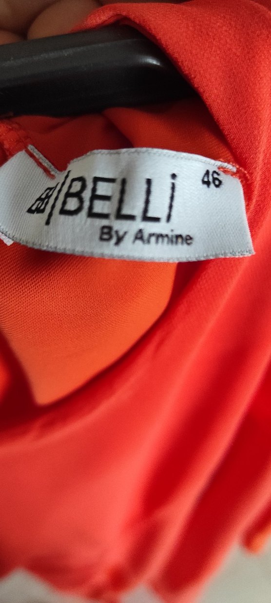 kiremit rengi Uzun Kollu Kadın Tunik - Görsel 2