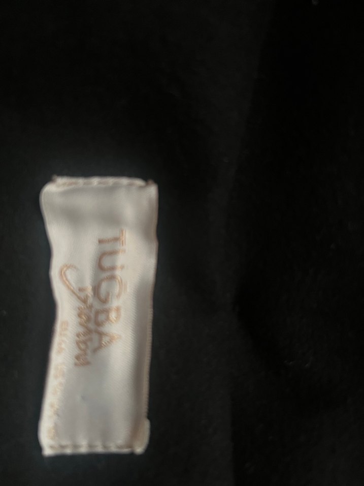 Kürk Detaylı Siyah Uzun Kadın Kaban - Görsel 2