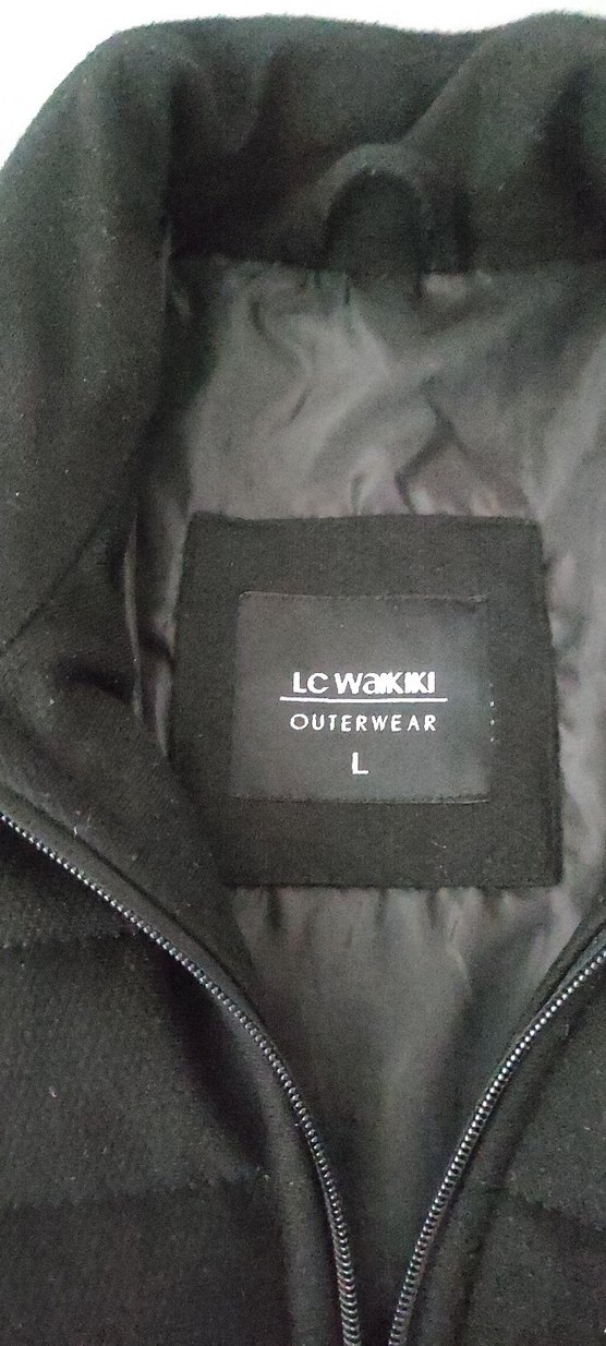 Fermuarlı Siyah erkek Kışlık mont - Görsel 2