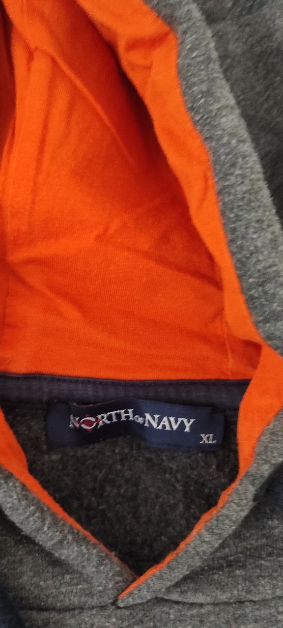 Gri Kapüşonlu Baskılı Erkek Sweatshirt - Görsel 2