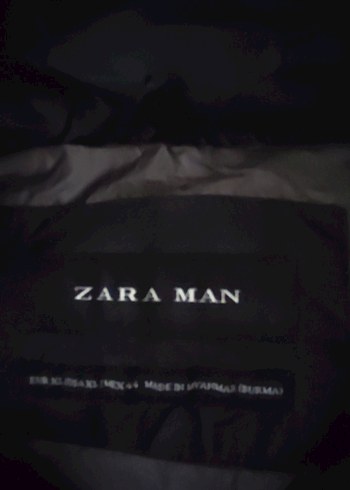 Fermuarlı Siyah erkek mont - Görsel 2