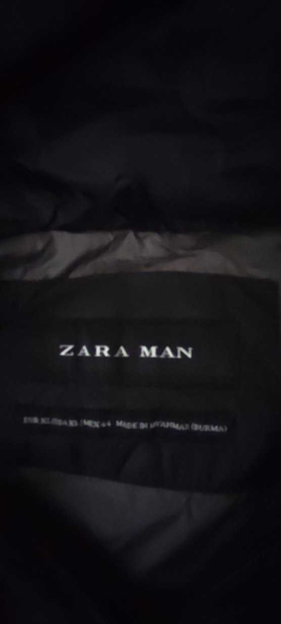 Fermuarlı Siyah erkek mont - Görsel 2