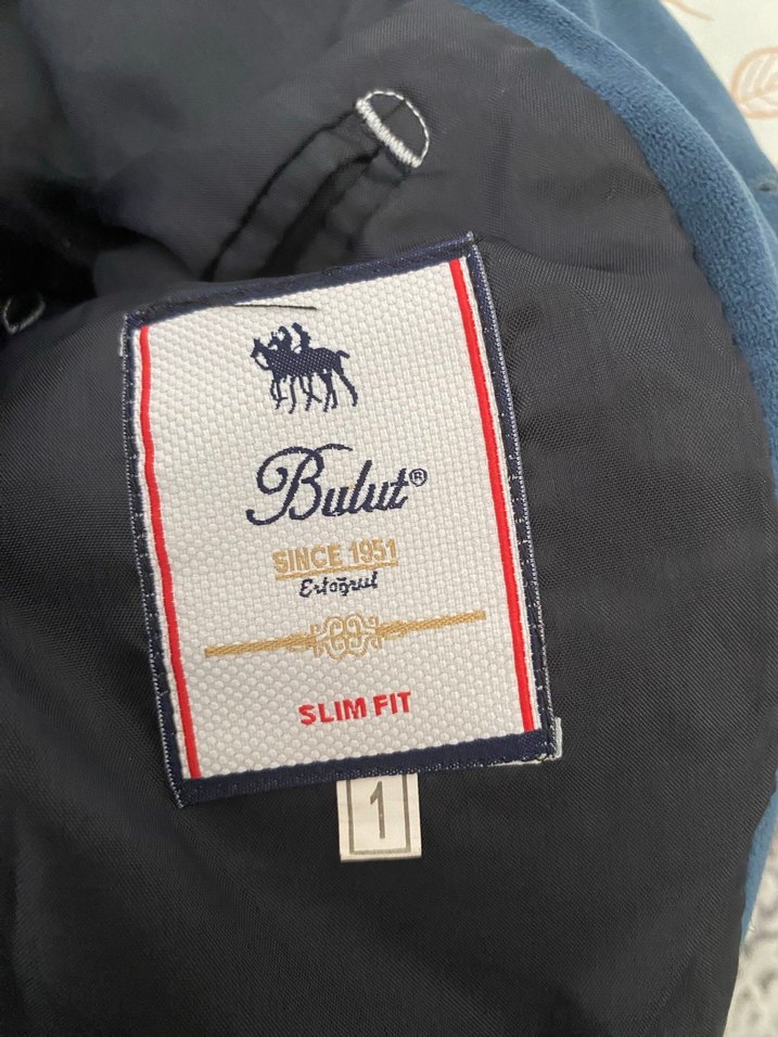 Lacivert Süet Erkek Çocuk Ceket - Görsel 2