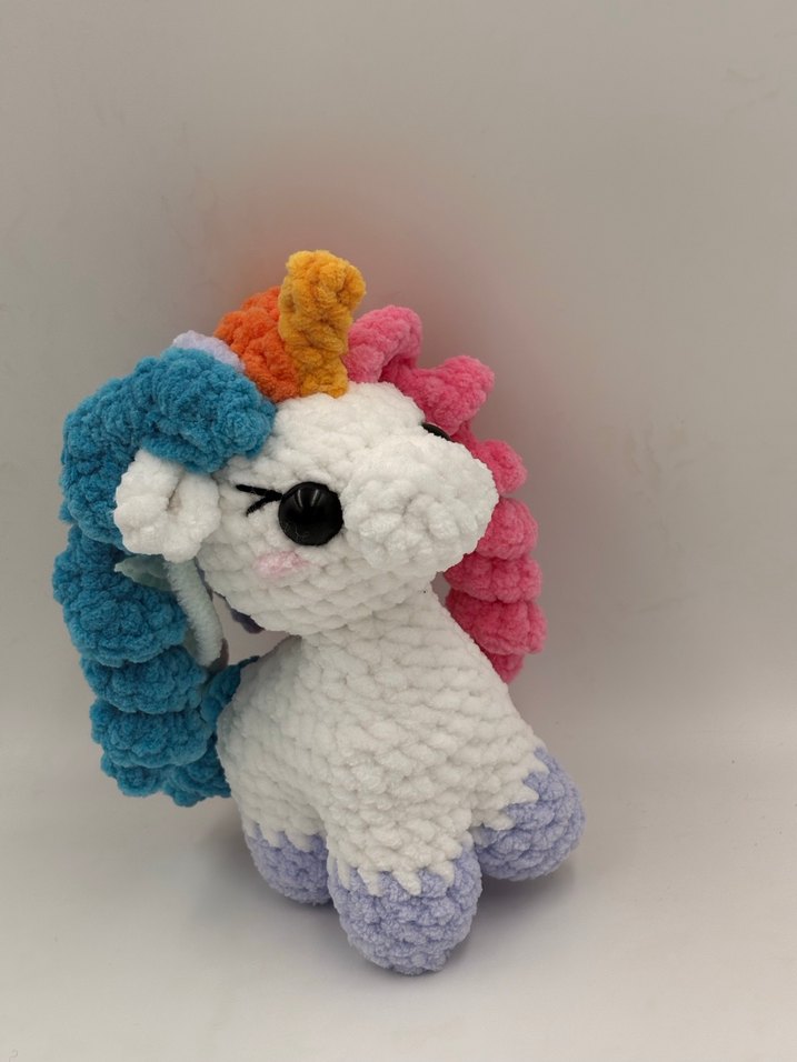 Amigurimi unicorn little ponny - Görsel 3