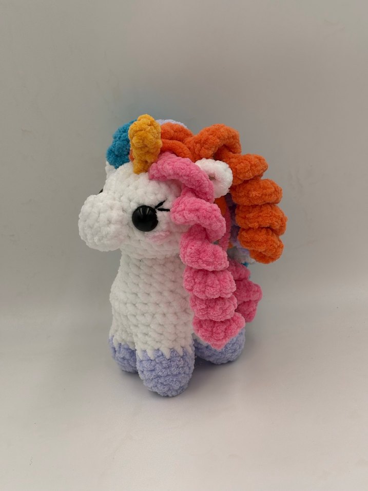 Amigurimi unicorn little ponny - Görsel 2