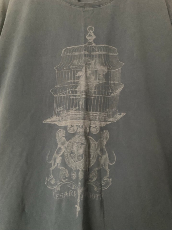 Erkek Baskılı Lacivert pamuk Tişört - Görsel 2