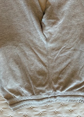 Gri erkek Rahat Kesim Midi Eşofman Altı - Görsel 6