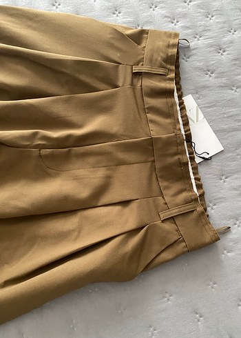 Zara hali  Bol Kesim Kadın Kumaş Pantolon - Görsel 2