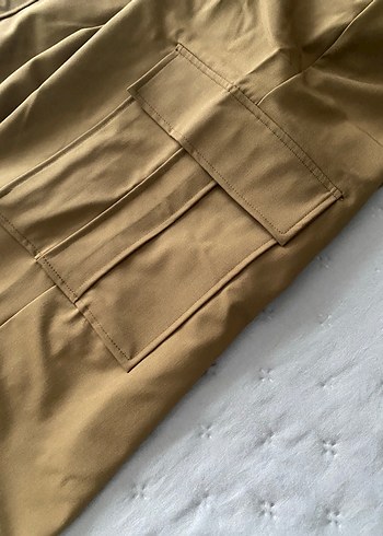 Zara hali  Bol Kesim Kadın Kumaş Pantolon - Görsel 4