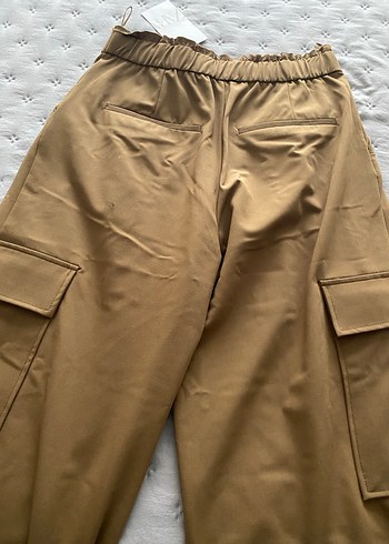 Zara hali  Bol Kesim Kadın Kumaş Pantolon - Görsel 5