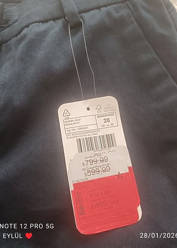 Erkek Lacivert Kemerli Mini Şort - Görsel 2